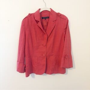 Anne Klein Women's Red Blazer